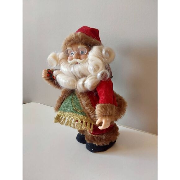 Santa Claus Figure Wind Up Music and Sways - Picture 3 of 6